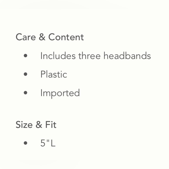 Anthropologie Set Of 3 Pearl Head Bands - Picture 5 of 5